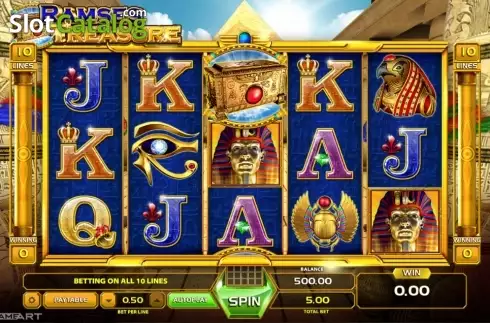 Скрин2. Ramses Treasure слот