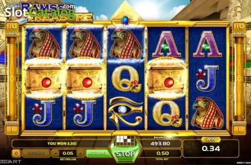 Скрин4. Ramses Treasure слот
