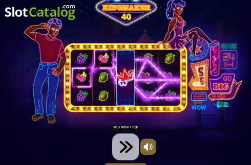 Скрин3. Vegas Kingmaker 40 слот