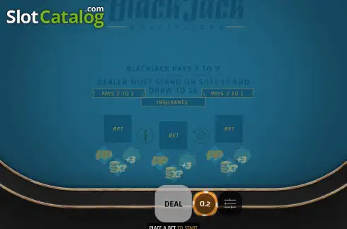 Скрин2. Blackjack Multipliers слот