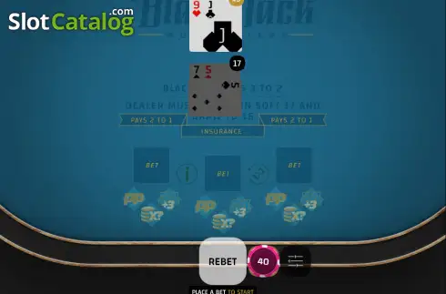 Скрин3. Blackjack Multipliers слот