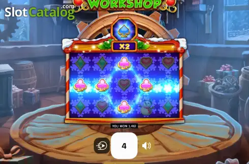 Скрин3. Santa's Sleigh Workshop слот