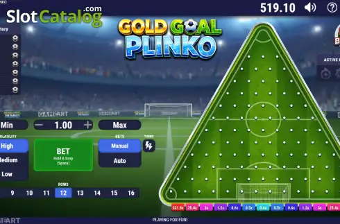 Скрин2. Gold Goal Plinko слот