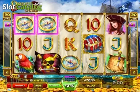 Скрин6. Queen Of The Seas слот