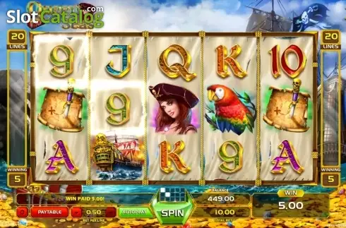 Скрин7. Queen Of The Seas слот