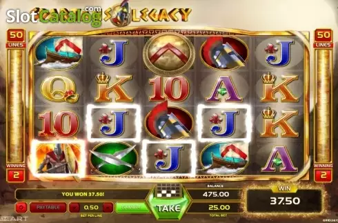 Скрин6. Spartans Legacy слот