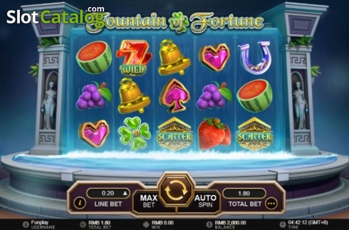 Скрин2. Fountain of Fortune (GamePlay) слот