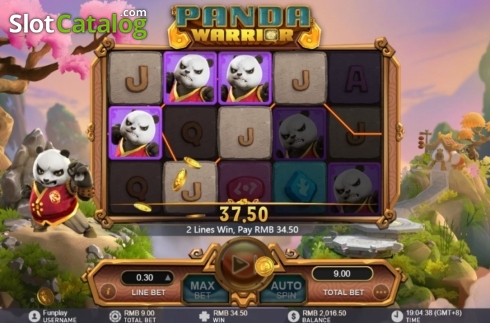Скрин4. Panda Warrior (GamePlay) слот