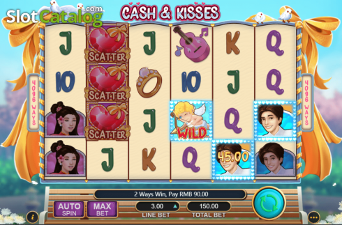 Скрин4. Cash And Kisses слот