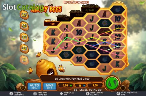 Скрин5. Angry Bees слот