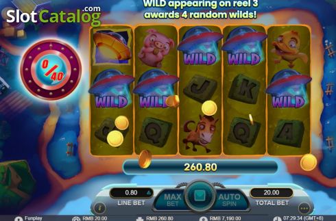 Скрин4. Ufo Frenzy слот