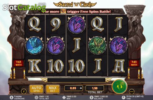 Скрин2. Sacred Clash слот