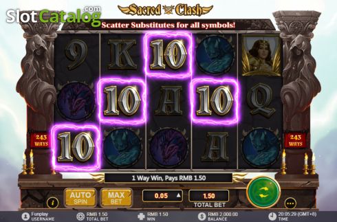 Скрин3. Sacred Clash слот