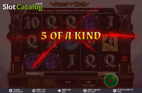 Скрин4. Sacred Clash слот