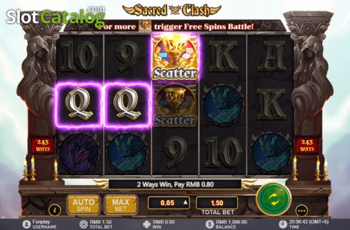 Скрин5. Sacred Clash слот