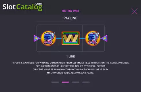 Скрин7. Retro W88 слот