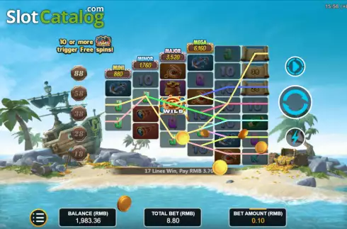 Скрин3. Wrecked Treasures слот
