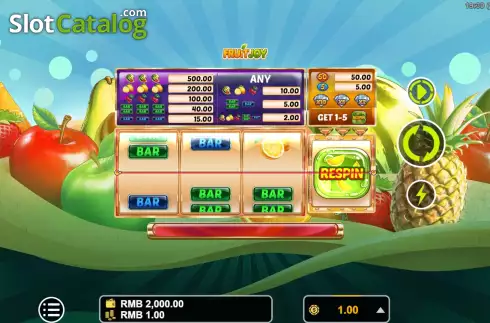 Скрин2. Fruit Joy слот