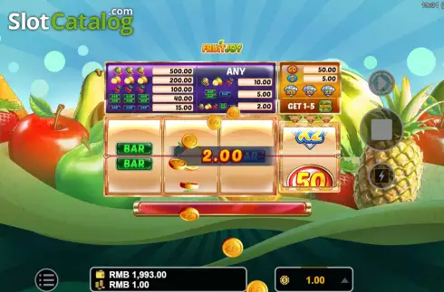 Скрин3. Fruit Joy слот