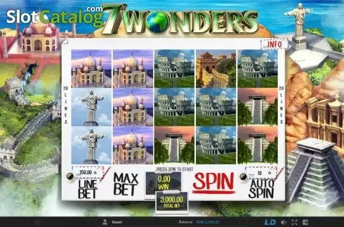 Скрин2. 7 Wonders слот