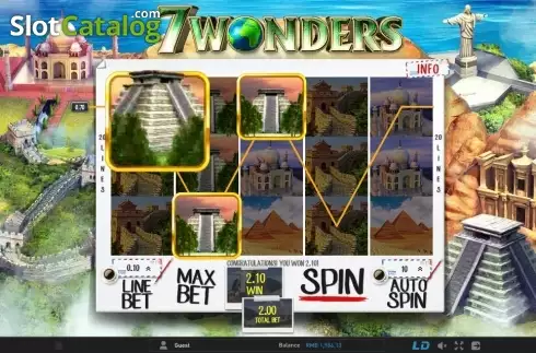 Скрин5. 7 Wonders слот