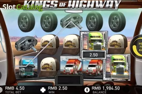 Скрин3. Kings of Highway слот