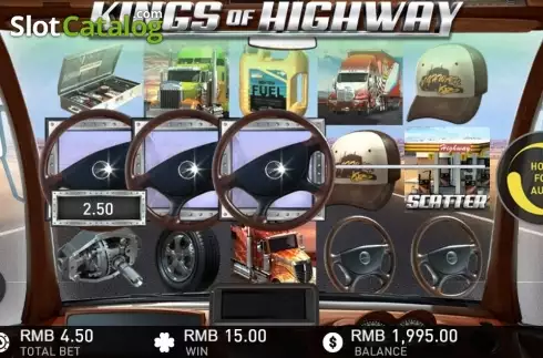 Скрин4. Kings of Highway слот