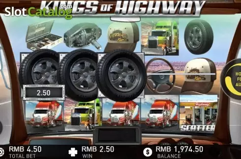 Скрин6. Kings of Highway слот