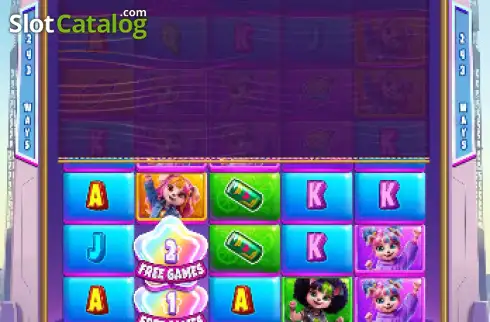 Скрин2. K-Pup Stars Daebak Reels слот