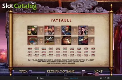 Скрин6. Three Kingdoms (GamePlay) слот