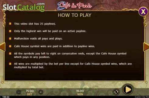 Скрин9. Cafe de Paris (Section 8 Studio) слот
