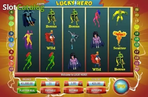Скрин2. Lucky Hero слот