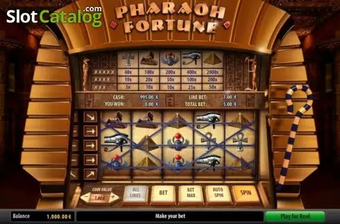 Скрин2. Pharaoh Fortune (GameScale) слот