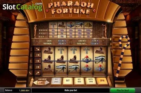 Скрин3. Pharaoh Fortune (GameScale) слот