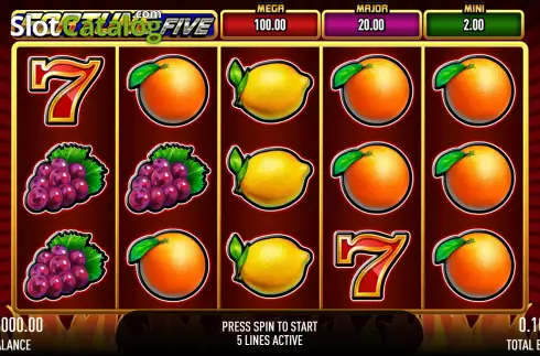 Скрин2. Fortune Five слот