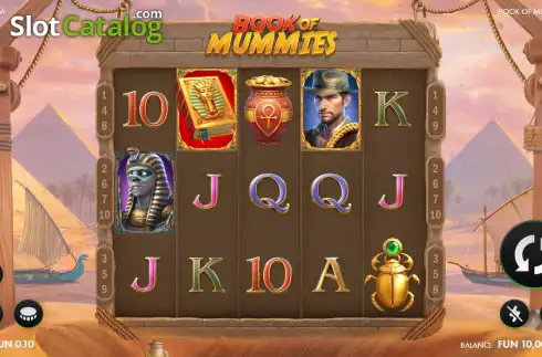 Скрин2. Book of Mummies слот