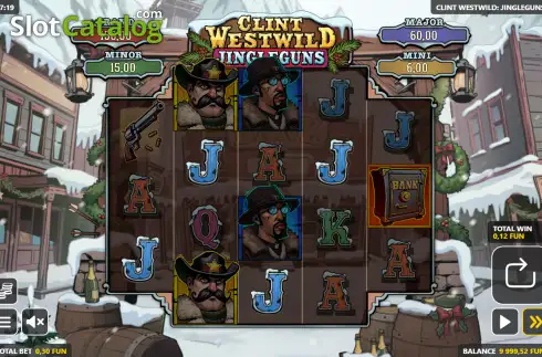 Скрин3. Clint Westwild: Jingleguns слот