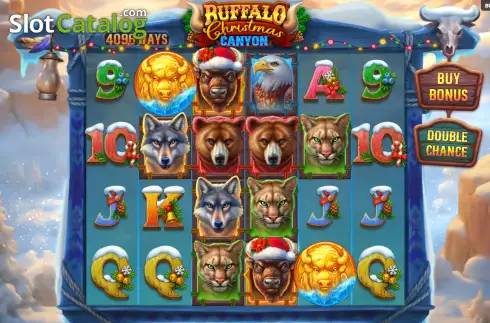 Скрин2. Buffalo Christmas Canyon слот