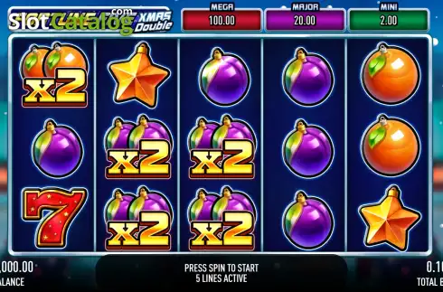 Скрин2. Fortune Five Xmas Double слот