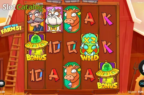 Скрин2. Sticky Wild Farm 51 слот
