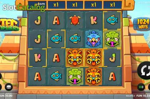 Скрин2. Aztec Multipliers слот