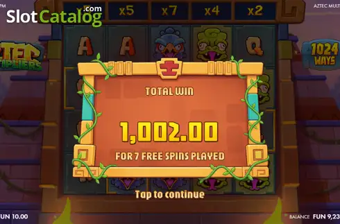 Скрин3. Aztec Multipliers слот
