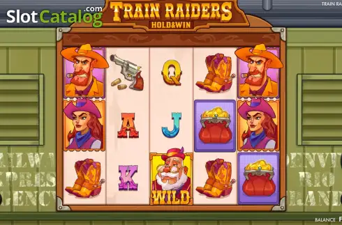 Скрин2. Train Raiders: Hold & Win слот