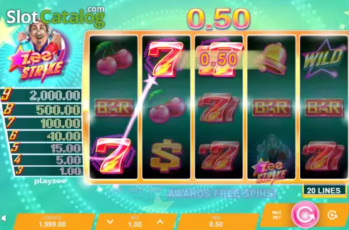 Скрин4. Zee Strike слот