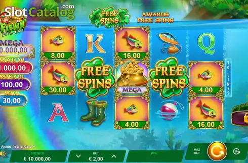 Скрин2. Fishin' Pots Of Gold слот