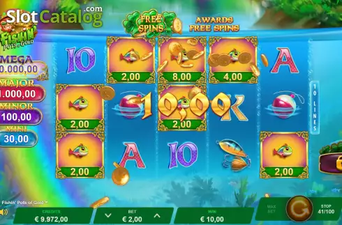 Скрин3. Fishin' Pots Of Gold слот