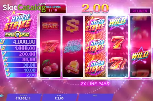 Скрин5. Hyper Strike HyperSpins слот