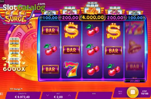 Скрин2. 777 Surge слот