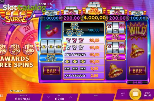 Скрин3. 777 Surge слот
