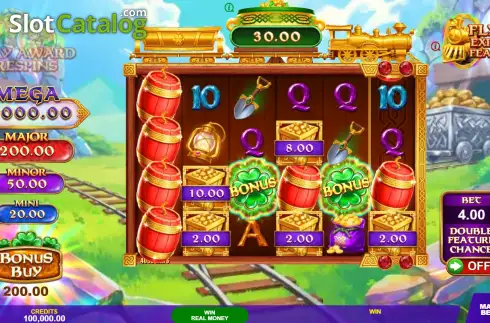 Скрин2. Mining Pots of Gold Express Gold Blitz слот